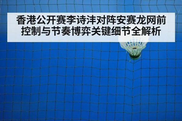 香港公开赛李诗沣对阵安赛龙网前控制与节奏博弈关键细节全解析